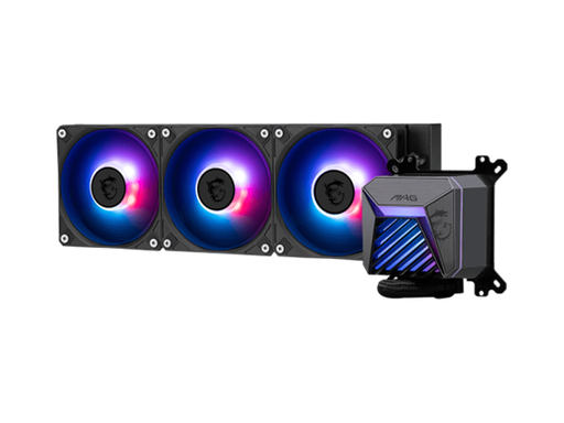 [107467] ABANICO PARA CPU MSI SERIE MAG CORELIQUID A15 360MM ALL-IN-ONE LIQUID CPU COOLER, 3*120MM ARGB GEN 2, NEGRO, COMPATIBLE CON INTEL LGA  1700 / 1851, AMD AM5 / AM4