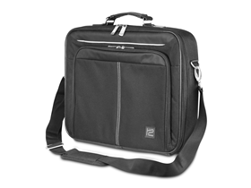 [76481] BULTO DE NOTEBOOK 15.6" KLIPX, TIPO  MALETIN, COLOR NEGRO.
