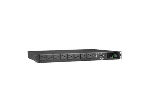 [107551] SWITCH DE TRANSFERENCIA AUTOMATICA ATS EATON PARA GABINETE ATS, RACK ATS, 120V, 15A, NEMA 5-15P IN, (8) 5-15R OUT, 50/60HZ, BUILD IN JAVA-FREE HTML5 (PDUMNH15AT1)