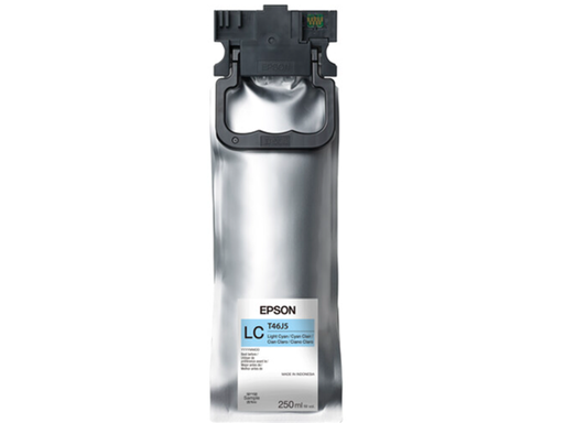 [107630] BOLSA DE TINTA EPSON LIGHT CYAN ULTRACHROME T46J 1 BOLSA DE 250ML D1070/D1070DE.