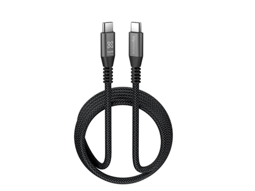 [107614] CABLE KLIP XTREME KAC-850-6FT – USB-C 3.1 A USB-C, 240W, 1.8M, NYLON (KAC-850-6FT)