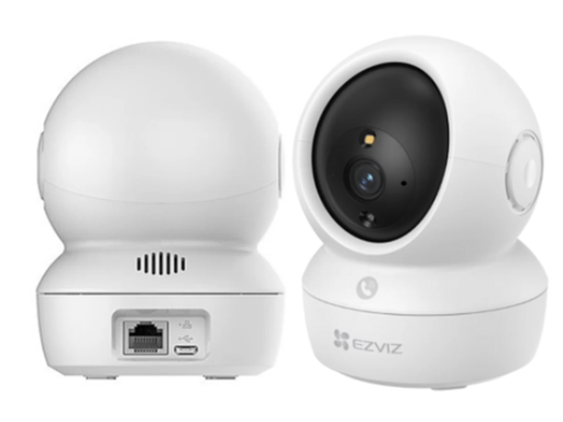 [107731] CAMARA PT INTERIOR MARCA EZVIZ, MODELO H6C, 2K TIPO-C, SOPORTA MEMORIA MICRO HASTA 256GB SD, DETECTOR DE MOVIMIENTO, IR 10MTS, CHARLA BIDIRECCIONAL, WIFI 2.4GHZ.