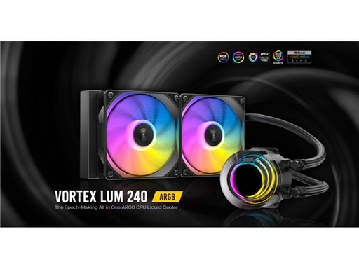 [107929] ABANICO ANTEC VORTEX LUM 240 ARGB. SET DE DOS ABANICOS ARGB DE 120MM. ILUMINACIÓN ARGB PERSONALIZABLE Y SINCRONIZABLE CON PLACA BASE. RODAMIENTOS HIDRÁULICOS. ALTO FLUJO DE AIRE Y PRESIÓN ESTÁTICA. INCLUYE CONTROLADOR ARGB.