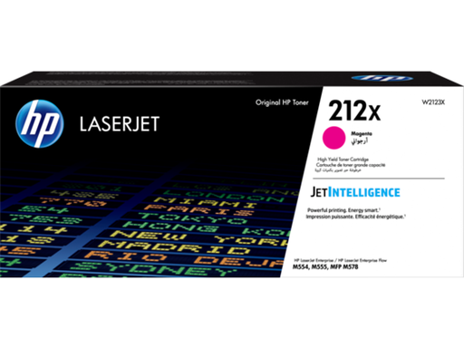 [95694] TONER HP 212X - W2123X - MAGENTA - 10,000 PAGINAS - PARA LASERJET COLOR  - M554DN - M555DN - M578DN