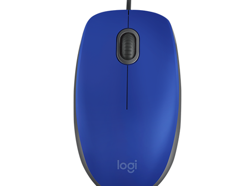[94648] MOUSE LOGITECH M110 SILENT OPTICO USB (AZUL) - HIGH DEF 1000DPI OPTICAL SENSOR.