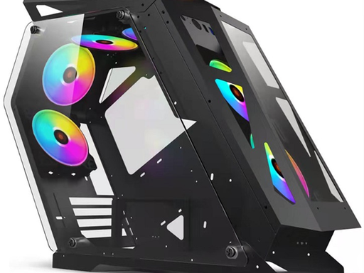 [107689] CASE GAMING AGILER MICRO ATX / ITX NEGRO, LATERALES EN CRISTAL (AGI-C017)