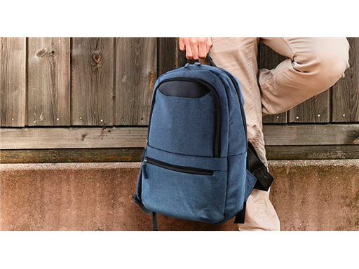 [87061] BULTO PARA LAPTOP XTECH WINDSOR 15.6" TIPO MOCHILA, AZUL CON DETALLES NEGROS (XTB-212)