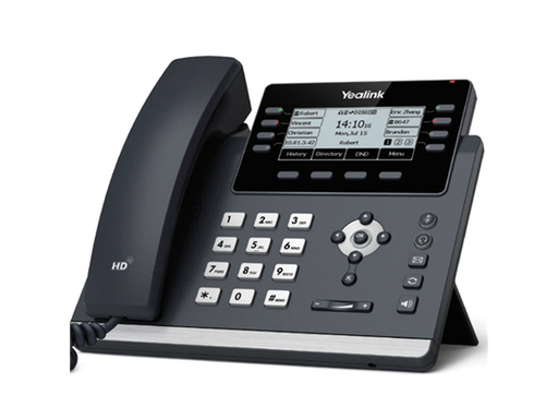 [92368] TELEFONO IP YEALINK SIP-T43U, 12SIP, POE,  WIFI, GIGABIT.