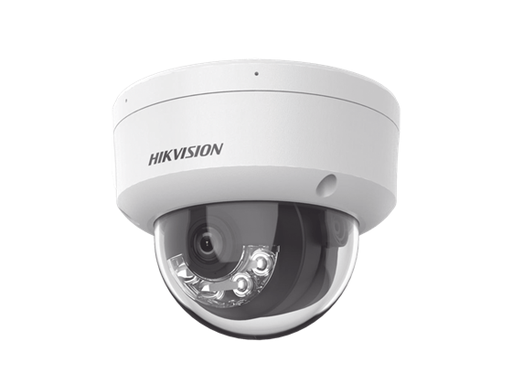 [106650] CAMARA DE VIGILANCIA HIKVISION ACUSENSE SMART HYBRID LIGHT, IP, DOMO, 8MP (3840 × 2160), IP67, IK10, MICROFONO, IR 30M.