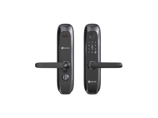 [96728] CERRADURA INTELIGENTE MARCA EZVIZ CON HUELLA DACTILAR, LLAVE, CODIGO DE ACCESSO, TARJETA DE PROXIMIDAD, TIMBRE ELECTRONICO, ALARMA ANTISABOTAJE, TIMBRE ELECTRONICO, WIFI, SUMINISTRO DE ENERGIA DE EMERGENCIA, SENAL DE BATERIA BAJA.