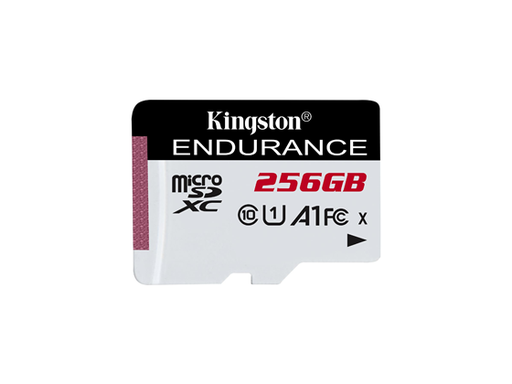 [107858] MEMORIA MICROSD KINGSTON SDXC 256GB, ESPECIALIZADA PARA VIDEOVIGILANCIA. TARJETA DE MEMORIA FLASH, HIGH ENDURANCE, 1080P, FULL HD, HASTA 95 MB/S