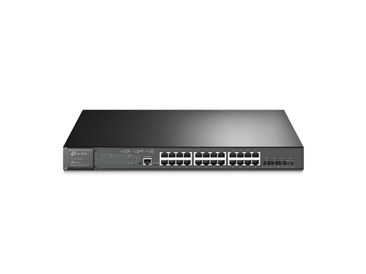 [106959] SWITCH 24 PUERTOS TP-LINK OMADA GIGABIT RJ45. AND 4-PORT 10GE SFP+ L2+ MANAGED SWITCH WITH 24-PORT POE+ COMPATIBLES CON 802.3AT, 384 W (ZTP).