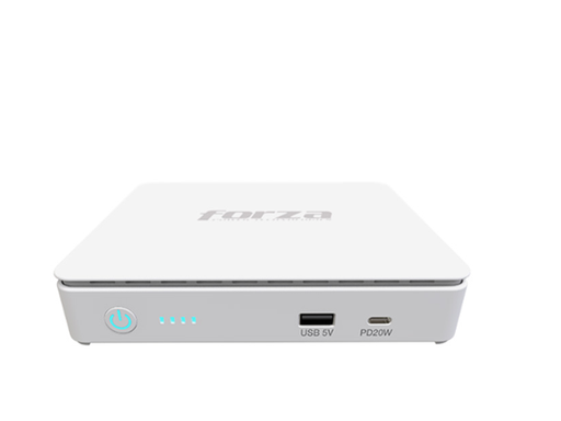 [107499] UPS - POWERBANK FORZA DC-350USBP, PARA MODEM, CAMARA DE SEGURIDAD IP, ROUTERS, SMARTPHONES, SISTEMA BIOMETRICOS, 35 WATTS, 110/220V