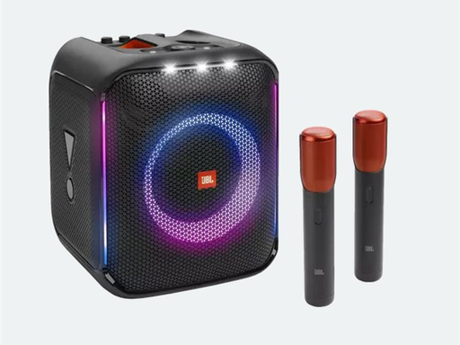 [94191] BOCINA JBL  PARTYBOX ENCORE 2 BLUETOOTH 5.1, WATERPROOF IPX4, 100W , 9 DBM, PARTYBOOST, LUCES RGB, 2X MICROFONOS WIRELESS,  10 HRS AUTONOMIA, COLOR NEGRO (ENCORE2MICAM).