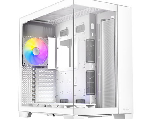[107832] CASE GAMING ANTEC C8 ARGB CONSTELLATION SERIES DUAL CHAMBER MID-TOWER. COLOR BLANCO. DISEÑO DE DOBLE CÁMARA PARA GESTIÓN DE CABLES Y REFRIGERACIÓN ÓPTIMA. PANELES FRONTAL Y LATERAL DE VIDRIO TEMPLADO PARA VISTA PANORÁMICA DE 270°. SOPORTA PLACAS BASE E-ATX, ATX, MICRO-ATX E ITX. INCLUYE DOS VENTILADORES ARGB DE 140MM PREINSTALADOS EN EL COSTADO. CONECTIVIDAD FRONTAL: DOS PUERTOS USB 3.0, UN PUERTO USB TIPO-C Y UN PUERTO DE AUDIO HD. GESTIÓN DE CABLES: 90MM EN LA CÁMARA TRASERA. ALTURA MÁXIMA DISIPADOR CPU: 175MM. LONGITUD MÁXIMA GPU: 440MM. CAPACIDAD PARA CUATRO UNIDADES DE 3.5" Y CINCO DE 2.5". FUENTE DE PODER ATX (HASTA 240MM). FILTROS DE POLVO REMOVIBLES SUPERIOR, INFERIOR Y LATERAL.