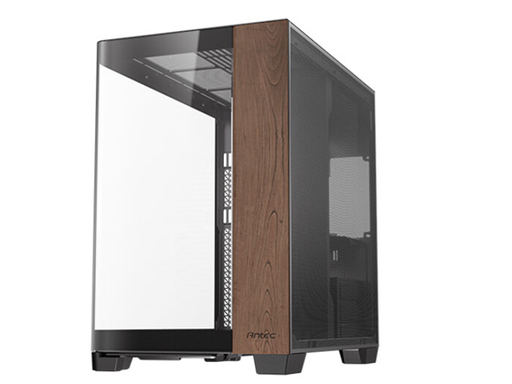 [107884] CASE GAMING ANTEC C8 CURVE WOOD CONSTELLATION SERIES DUAL CHAMBER MID-TOWER. COLOR NEGRO. PANEL FRONTAL CURVO CON ACABADO DE MADERA Y PANELES LATERALES DE VIDRIO TEMPLADO PARA VISTA PANORÁMICA DE 270°. DISEÑO DE DOBLE CÁMARA PARA GESTIÓN DE CABLES Y REFRIGERACIÓN ÓPTIMA. SOPORTA PLACAS BASE E-ATX, ATX, MICRO-ATX E ITX. CONECTIVIDAD FRONTAL: DOS PUERTOS USB 3.0, UN PUERTO USB TIPO-C Y UN PUERTO DE AUDIO HD. GESTIÓN DE CABLES: 90MM EN LA CÁMARA TRASERA. ALTURA MÁXIMA DISIPADOR CPU: 175MM. LONGITUD MÁXIMA GPU: 440MM. CAPACIDAD PARA CUATRO UNIDADES DE 3.5" Y CINCO DE 2.5". FUENTE DE PODER ATX (HASTA 240MM). FILTROS DE POLVO REMOVIBLES SUPERIOR, INFERIOR Y LATERAL.