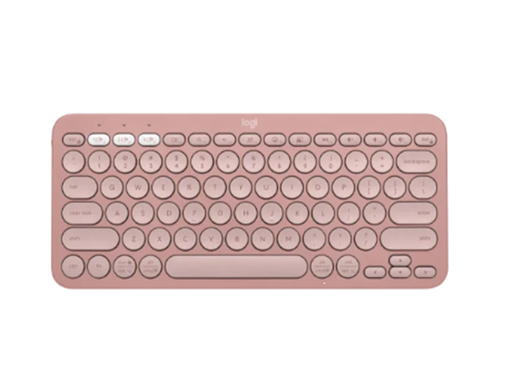 [96042] TECLADO LOGITECH PEBBLE KEYS 2 K380S WIRELESS, ESPAÑOL (SPA), 2.4GHZ WIRELESS Y BLUETOOH 5.1, 10M RANGE, 36 MESES DURACION DE LA BATERIA, MULTI DISPOSITIVO (3), COLOR ROSE.