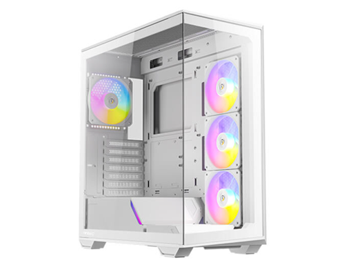 [107896] CASE GAMING ANTEC C3 ARGB CONSTELLATION SERIES MID-TOWER. COLOR BLANCO. DISEÑO DE DOBLE CÁMARA PARA GESTIÓN DE CABLES Y REFRIGERACIÓN ÓPTIMA. PANELES FRONTAL Y LATERAL DE VIDRIO TEMPLADO PARA VISTA PANORÁMICA DE 270°. SOPORTA PLACAS BASE E-ATX, ATX, MICRO-ATX E ITX. INCLUYE DOS VENTILADORES ARGB DE 140MM PREINSTALADOS EN EL COSTADO. CONECTIVIDAD FRONTAL: DOS PUERTOS USB 3.0, UN PUERTO USB TIPO-C Y UN PUERTO DE AUDIO HD. GESTIÓN DE CABLES: 90MM EN LA CÁMARA TRASERA. ALTURA MÁXIMA DISIPADOR CPU: 175MM. LONGITUD MÁXIMA GPU: 440MM. CAPACIDAD PARA CUATRO UNIDADES DE 3.5" Y CINCO DE 2.5". FUENTE DE PODER ATX (HASTA 240MM). FILTROS DE POLVO REMOVIBLES SUPERIOR, INFERIOR Y LATERAL.