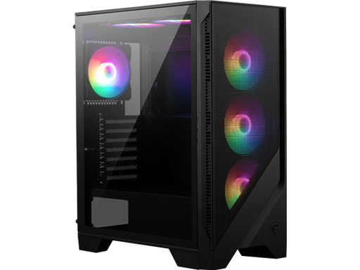 [104839] CASE MSI MAG FORGE 120A AIRFLOW MID-TOWER, VIDRIO TEMPLADO 4MM, COMPATIBLE CON: ATX / M-ATX / ITX, PUERTOS: 2 X USB 3.2 GEN1, TYPE-A (5 GBPS), 1 X AUDIO-OUT, 1 X MIC-IN, 1X LED ON/OFF BUTTON - INCLUYE 4 ABANICOS ARGB, COMPATIBLE CON MSI MYSTIC LIGHT
