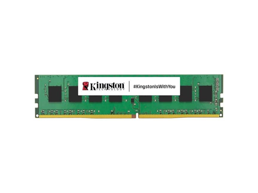 [106239] MEMORIA 8GB (1GX16) KINGSTON, P/DESKTOP PC, DDR4, 2666MHZ, RX16 1.2V 288-PIN 16GBIT, NON-ECC UNBUFFERED.