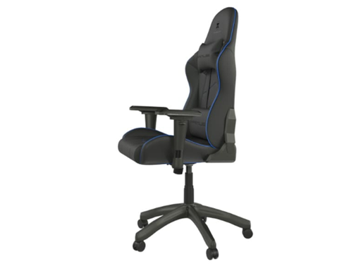 [96033] SILLA GAMING PRIMUS THRONO 202, DE PVC PREMIUM, ESPALDAR ALTO AJUSTABLE, REPOSO DE BRAZOS, ESPALDA Y CABEZA, ALTURA AJUSTABLE Y BASE CON RUEDAS ROBUSTAS, AZUL (PCH-202BL)