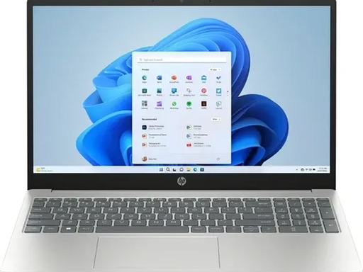 [107950] LAPTOP HP 15-FD0173WM 15.6" FHD, I7-1255U, 8GB, 512GB SSD, TECLADO BACKLIT, WIFI 6, BT 5.0, WIN 11 HOME, 1X USB-C, 2X USB-A 3.2, 1X HDMI 1.4, FINGER PRINT READER, NATURAL SILVER (BK1T3UA#ABA)