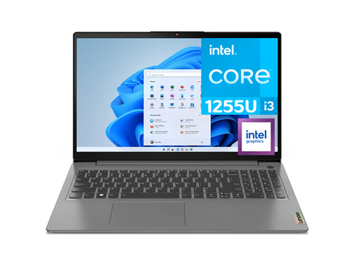 [107949] LAPTOP LENOVO IDEAPAD 3 15LAU7, 15.6" FHD, I3 1215U 1.2 GHZ 8GB, 512GB SSD, BACKLIT KEYBOARD, WINDOWS 11 HOME, WIFI AC, BLUETOOTH 5.0, 1 X HDMI PORT, 1 X USB 3.2 GEN 1, JACK 3.5" AUDIO, 1 X USB 2.0, LITHIUM-ION BATTERY, ARTIC GRAY, INGLES (82RK01AEUS)
