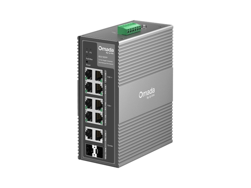 [108053] SWITCH INDUSTRIAL TP-LINK  OMADA EASY PLANET IES210GPP, 8 PUERTOS GIGABIT POE+ + 2 PUERTOS SFP, DISEÑO METÁLICO ROBUSTO, RANGO DE TEMPERATURA EXTENDIDO, IDEAL PARA ENTORNOS INDUSTRIALES Y APLICACIONES DE VIDEOVIGILANCIA