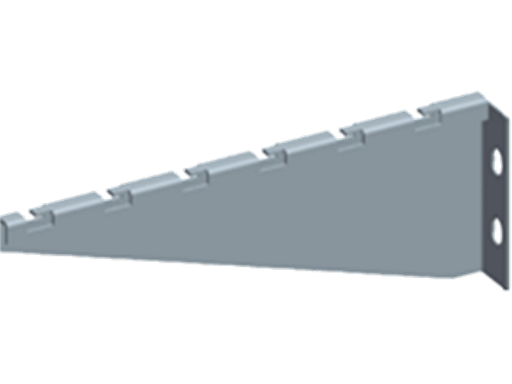 [79528] ORGANIZADOR DE CABLES NEXXT FLAT WALL BRK 100MM (PNDWMFB10HDG)