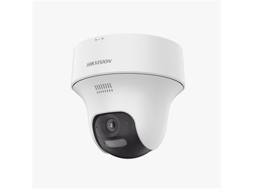 [108351] CAMARA HIKVISION DOMO TURRET PT IP 4 MP DUAL LIGHT (20 MTS IR + 15 MTS LUZ BLANCA), WI-FI, IP54, WDR, H.265, AUDIO BIDIRECCIONAL (MICRÓFONO Y BOCINA), SOPORTA MICRO SD