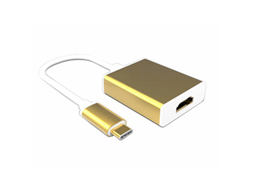 [80946] ADAPTADOR USB 3.1 TYPE C A HDMI 4K, GOLD. (AGI-1235)