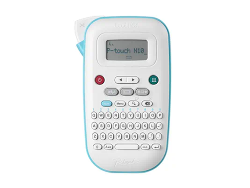 [108657] IMPRESORA DE ETIQUETA BROTHER P-TOUCH PT-N10, MÁQUINA DE ETIQUETAS DE MANO PORTÁTIL, PARA IMPRESIÓN EN CINTAS PERSONALIZADAS P-TOUCH BTAG DE ½" (0.472") DE ANCHO.