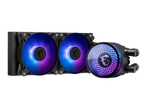 [108772] ABANICO PARA CPU MSI SERIE MAG CORELIQUID A12 240 ALL-IN-ONE LIQUID CPU COOLER, 2*120MM ARGB GEN 2, NEGRO, COMPATIBLE CON INTEL LGA  1700 / 1851, AMD AM5 / AM4