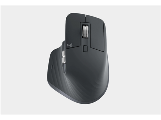 [108918] MOUSE INALÁMBRICO LOGITECH MX MASTER 3S PERFORMANCE GRAPHITE, CONECTIVIDAD BLUETOOTH Y RECEPTOR USB, SENSOR DE ALTA PRECISIÓN 8,000 DPI, SCROLL MAGSPEED SILENCIOSO, RECARGABLE POR USB-C, DISEÑO ERGONÓMICO