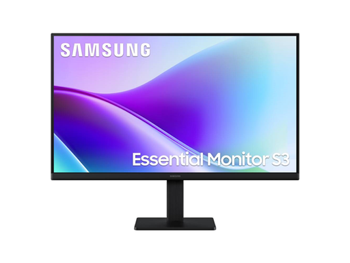 [109068] MONITOR SAMSUNG 24" ESSENTIAL S3 PLANO S32GF FULL HD (1920 X 1080), IPS, 250 CD/M², 120HZ, 4MS 5GTG, 2 HDMI EA, MONTAJE VESA. CABLE HDMI 1.5 M (LS24F320GANXZA)