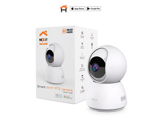 [109437] CAMARA DE VIGILANCIA NEXXT (HOME AUTOMATION), WIFI 2K, PTZ, 360 GRADOS, DETECTOR DE MOVIMIENTO, DIA Y NOCHE, MICRO SD + CLOUD, APLICAION DE GRABACION, COMUNICACION DE DOBLE VIA (NHC-IP11)