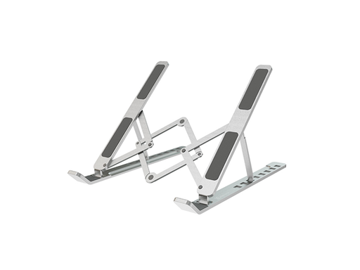 [109463] COOLING PAD KLIPX, PARA NOTEBOOK, DE 11" HASTA 15.6", ALUMINIO - PLEAGABLE - 8 NIVELES DE ALTURA - (KAS-003)