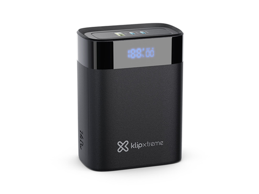 [109867] CARGADOR MÓVIL POWER CELL (POWER BANK) KLIP XTREME 30000MAH, 1X USB-A + 2X USB-C (KPB-850)