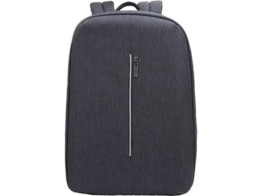[110106] BULTO PARA LAPTOP  BESTLIFE 15.6" TIPO MOCHILA, IMPERMEABLE, ANTIRROBO CON CREMALLERA OCULTA, Y SALIDA USB PARA CARGA, GRIS