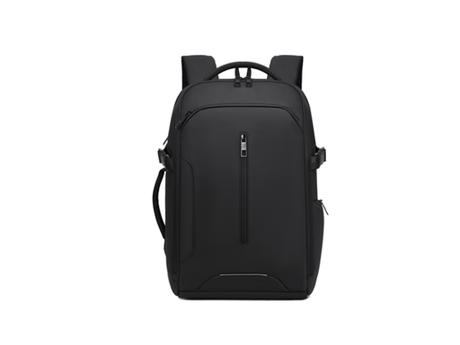 [110115] BULTO DE NOTEBOOK BESTLIFE 15.6" TIPO MOCHILA DE VIAJE, COMPARTIMENTO PRINCIPAL HASTA 180º, IMPERMEABLE, BANDA REFLECTANTE, BOLSILLO DELANTERO Y BOLSILLO OCULTO, NEGRO (BB-3899BK-R1-15.6)