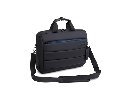 [110112] BULTO DE LAPTOP BESTLIFE 15" IMPERMEABLE, CONECTOR DE CARGA USB-A Y TYPE C, COMPARTIMENTO PRINCIPAL Y BOLSILLO DELANTERO NEGRO (BBC-3335R1-15.6)